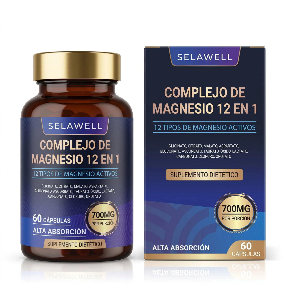 Complejo de magnesio 12 en 1 - Selawell