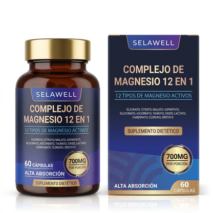 Complejo de magnesio 12 en 1 - Selawell